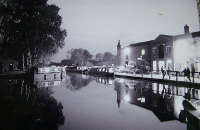 fradley junction at night