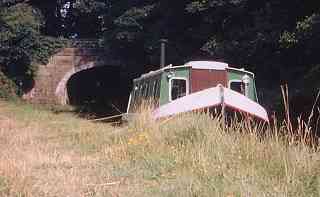 our boat moored