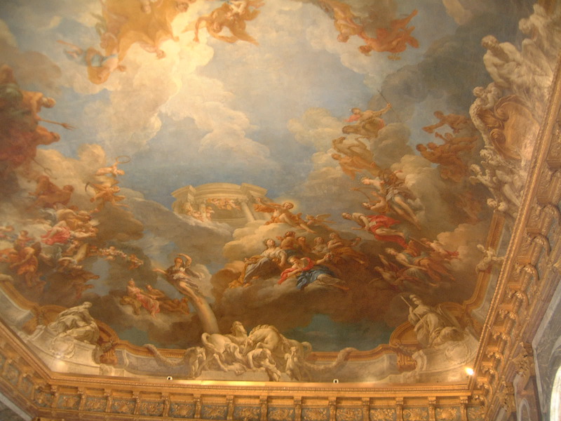 Painted ceiling